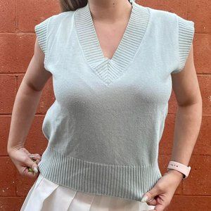 Light Blue Sweater Vest